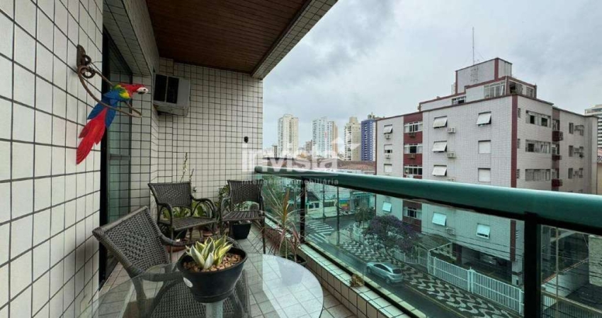 Apartamento com 3 quartos à venda no Embaré, Santos 