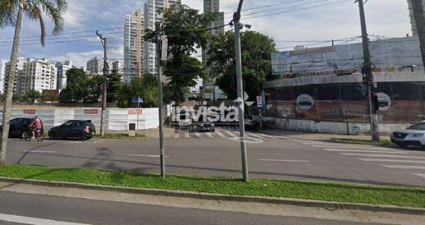 Terreno comercial para alugar no Ponta da Praia, Santos 