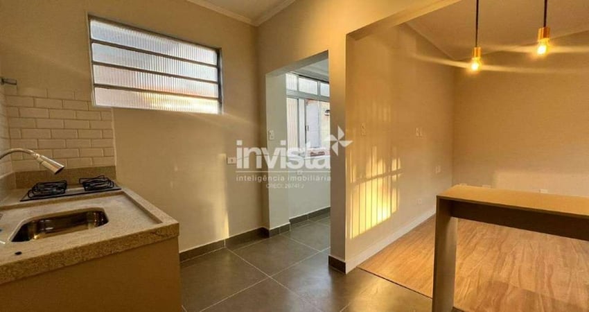 Apartamento de 2 dormitórios na Aparecida em Santos