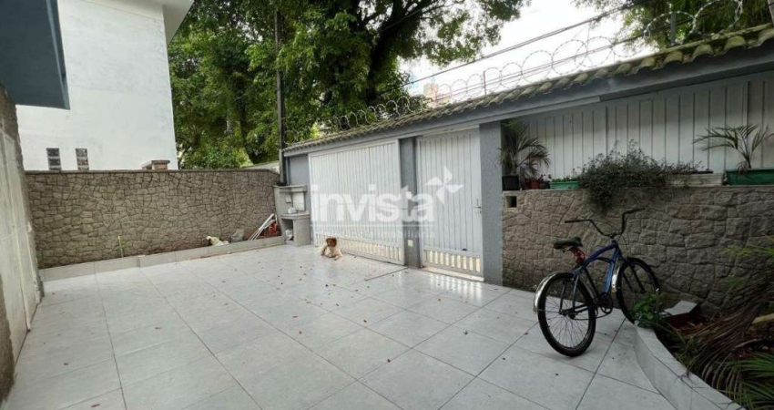 Casa com 4 quartos à venda no José Menino, Santos 