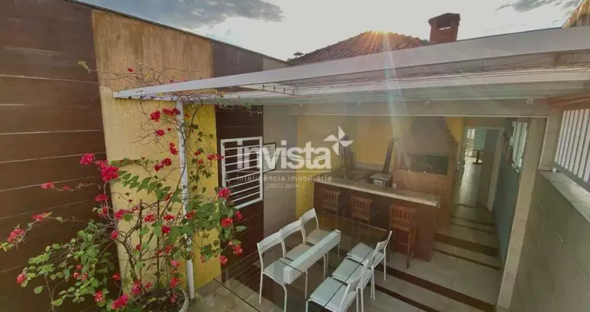 Casa com 3 quartos para alugar no Embaré, Santos