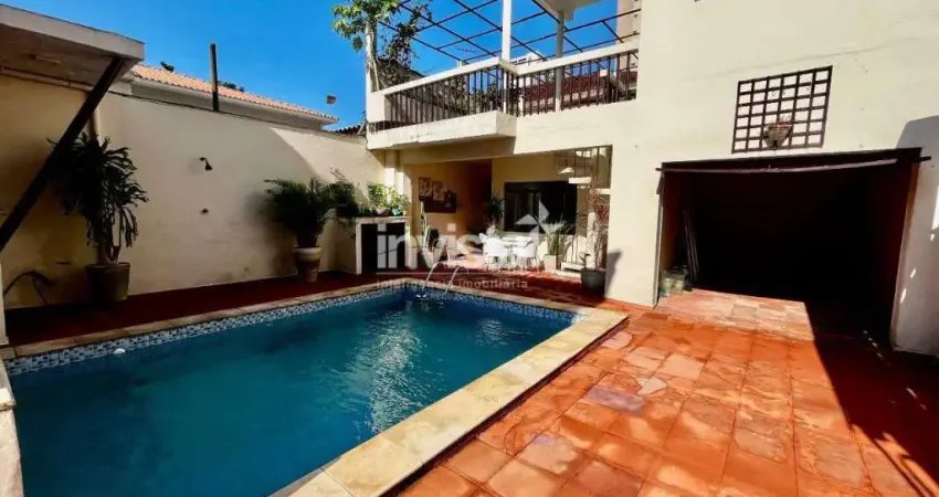 Casa com 4 quartos à venda no Embaré, Santos 