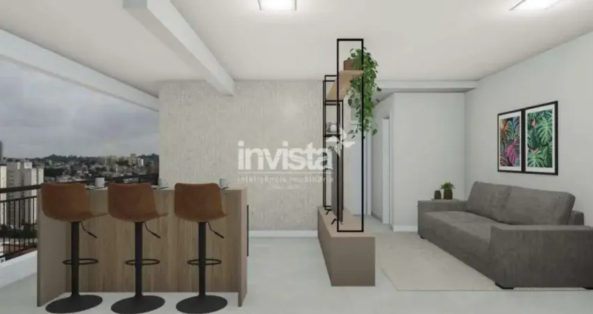Apartamento com 2 quartos à venda no Ponta da Praia, Santos 
