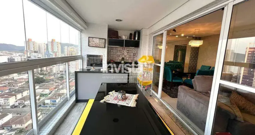 Apartamento com 3 quartos à venda no Ponta da Praia, Santos 