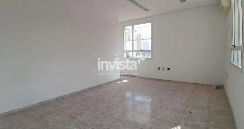Sala comercial para alugar na Vila Mathias, Santos 