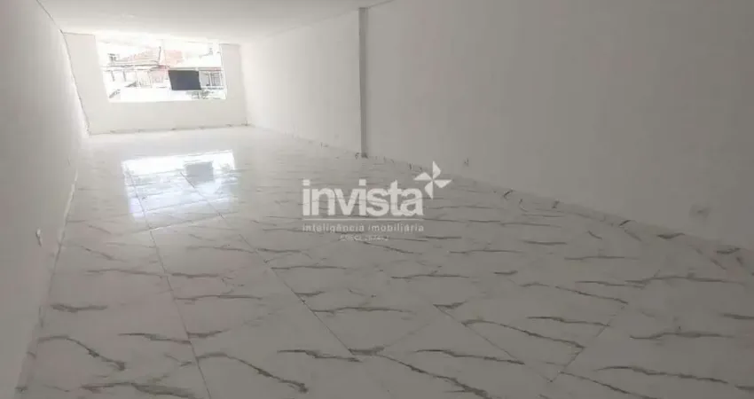 Sala comercial para alugar no Gonzaga, Santos 