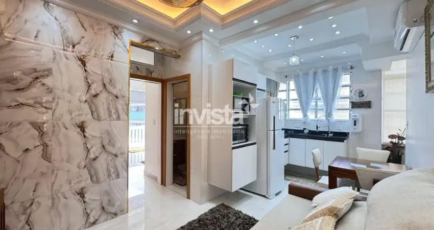 Apartamento com 2 quartos à venda no Boqueirão, Santos