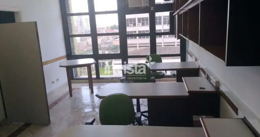 Sala comercial para alugar no Centro, Santos 