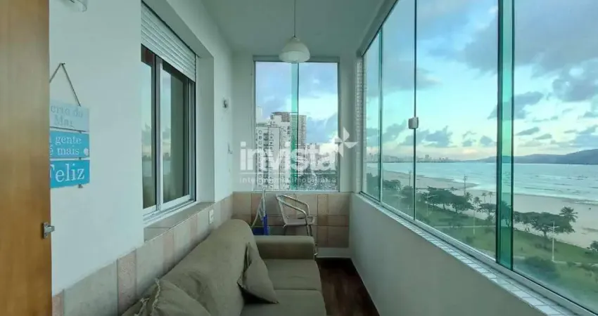 Apartamento de 2 dormitórios e 127 m² mobiliado para alugar no josé menino em santos