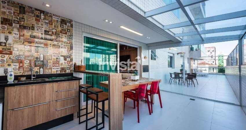 Apartamento com 3 quartos à venda no Embaré, Santos 