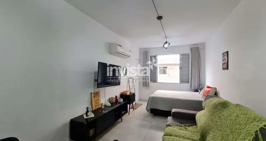 Apartamento com 1 quarto à venda no Embaré, Santos 