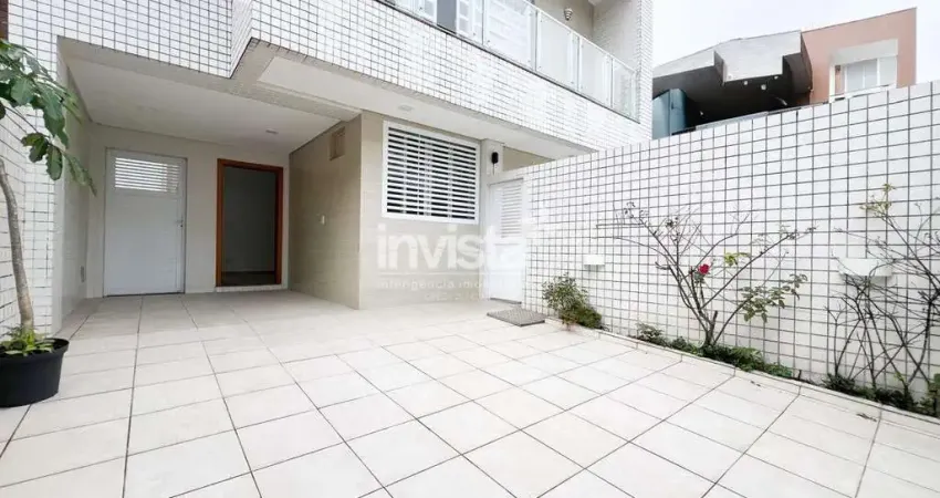 Casa com 3 quartos à venda no Ponta da Praia, Santos 
