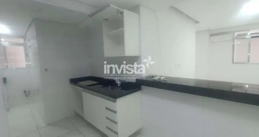 Apartamento 2 suítes com porcelanato no José Menino, Santos – 78 m²