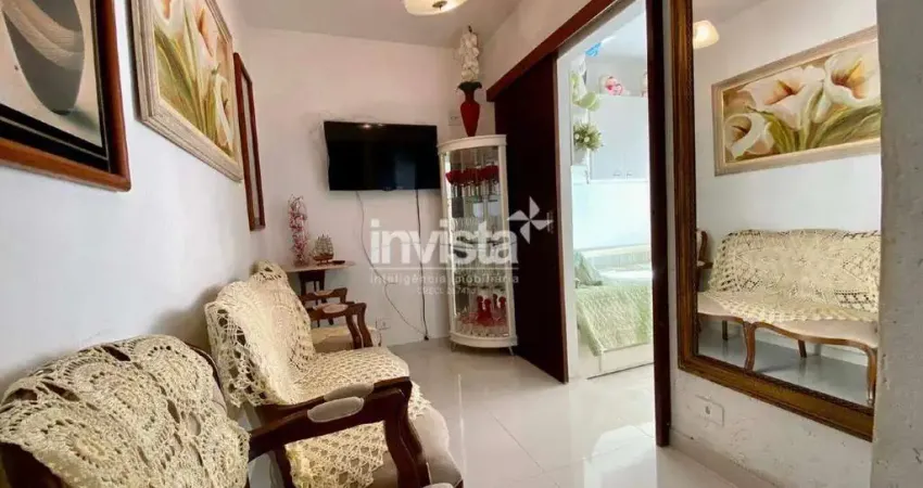 Apartamento com 1 quarto à venda no Embaré, Santos 