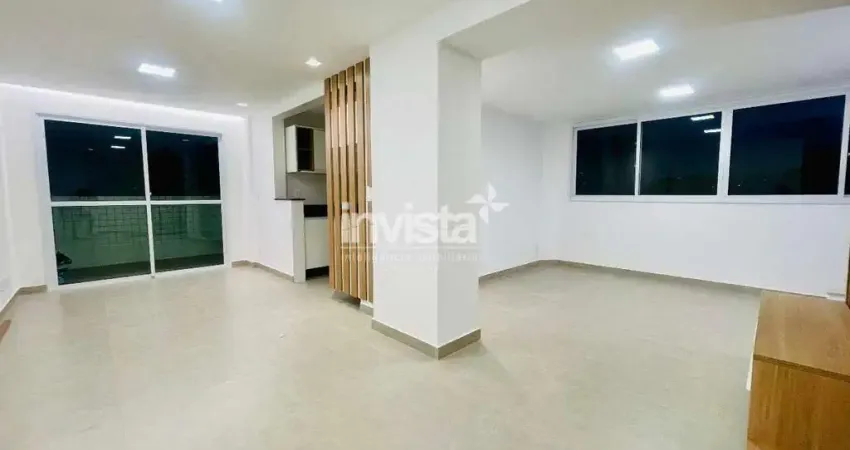 Cobertura com 3 quartos para alugar no Marapé, Santos