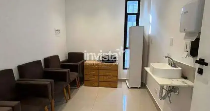 Sala comercial para alugar na Vila Mathias, Santos 