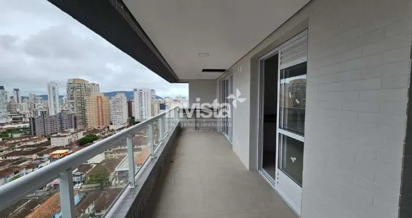 Apartamento com 3 quartos à venda no Boqueirão, Santos 