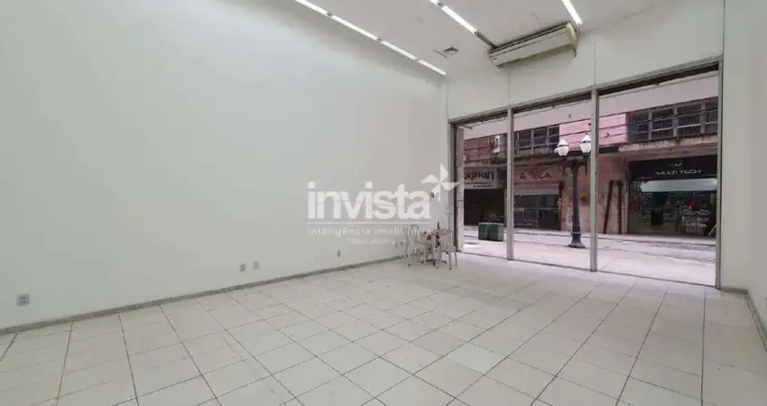 Ponto comercial para alugar no Centro, Santos 