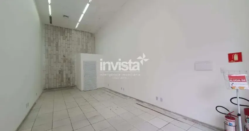 Loja Comercial Renovada: Oportunidade Imperdível no Centro de Santos!