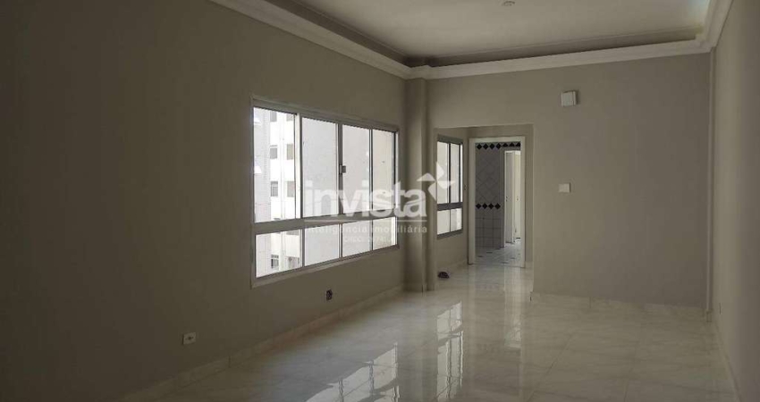 Apartamento com 3 Quartos para alugar no Gonzaga - Santos/SP