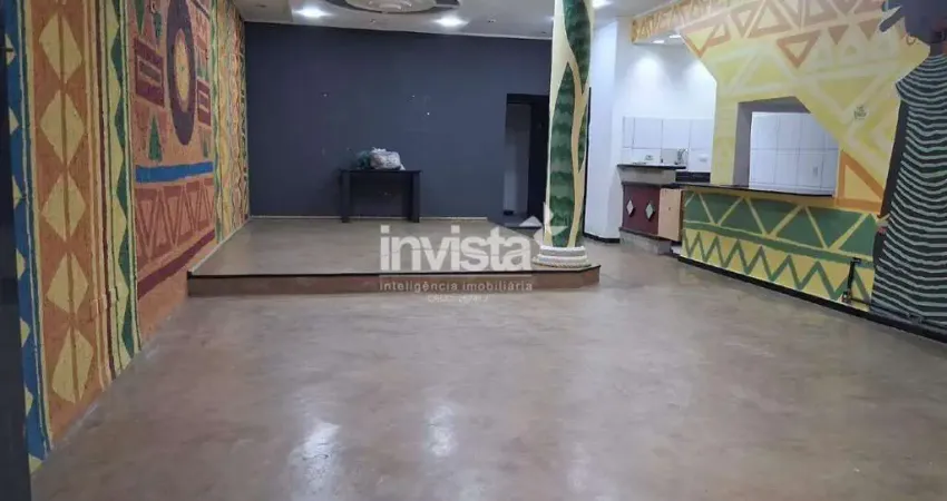 Ponto comercial para alugar no Campo Grande, Santos