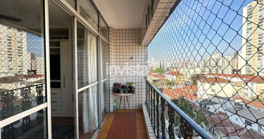 Apartamento com 2 quartos à venda no Campo Grande, Santos 