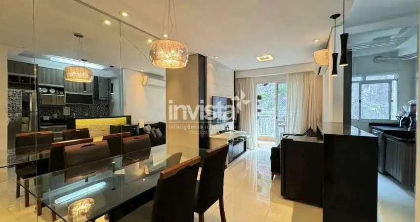 Apartamento com 2 quartos para alugar no Marapé, Santos