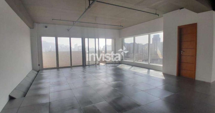 Sala comercial para alugar no Centro, Santos 