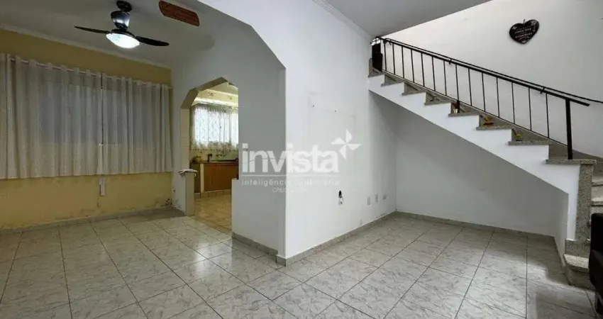 Casa com 2 quartos à venda no Macuco, Santos 