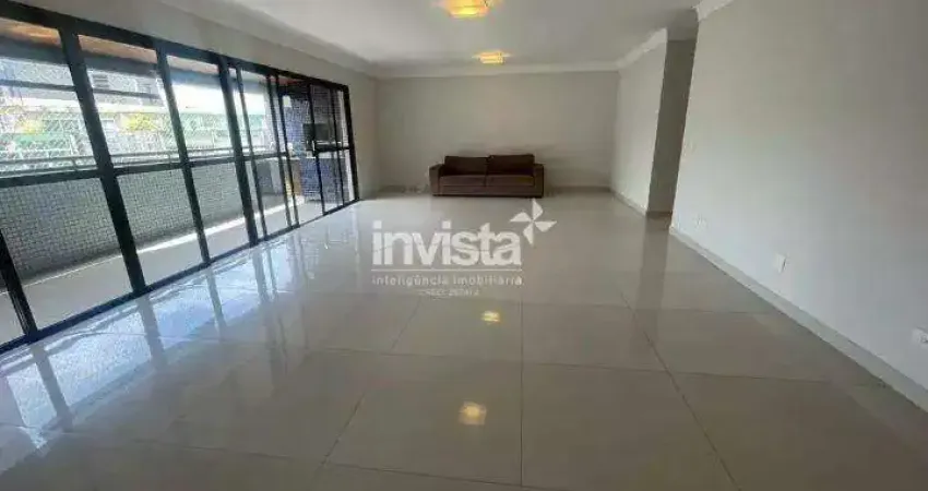 Apartamento com 4 quartos para alugar no Boqueirão, Santos 