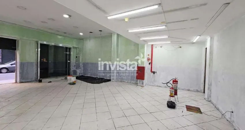 Ponto comercial para alugar no Centro, Santos 