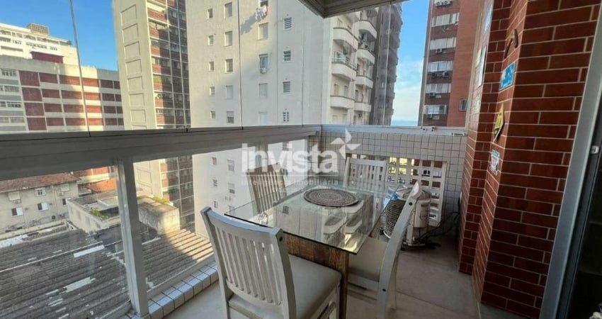 Apartamento com 1 quarto para alugar no Boqueirão, Santos 