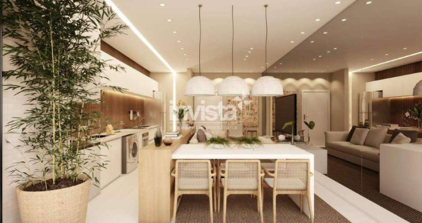 Apartamento com 2 quartos à venda no Encruzilhada, Santos 