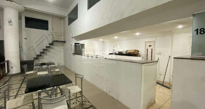 Ponto comercial para alugar no José Menino, Santos 