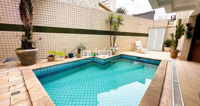Casa com 4 quartos à venda no Ponta da Praia, Santos 