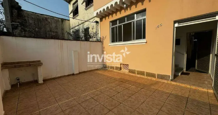 Casa com 3 quartos à venda na Vila Mathias, Santos 