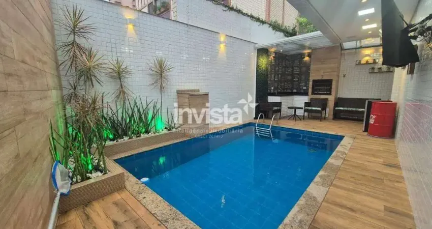 Casa com 3 quartos à venda no Ponta da Praia, Santos 