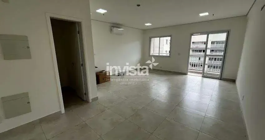 Sala comercial para alugar na Vila Mathias, Santos
