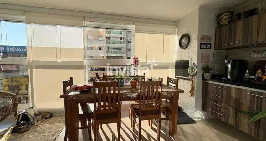 Apartamento com 3 quartos à venda no Ponta da Praia, Santos 
