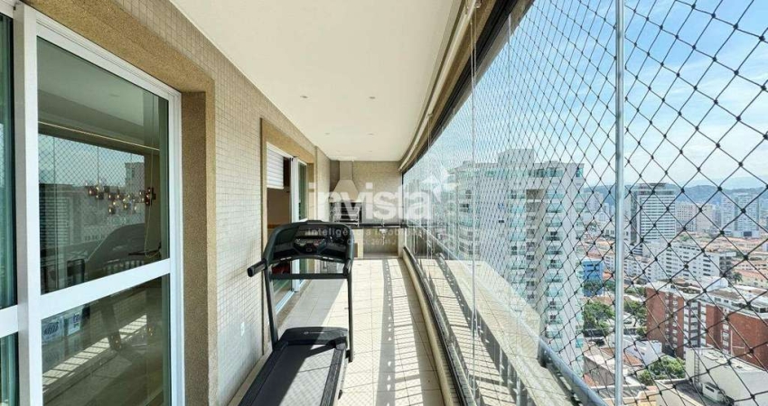 Apartamento com 3 quartos à venda no Boqueirão, Santos 