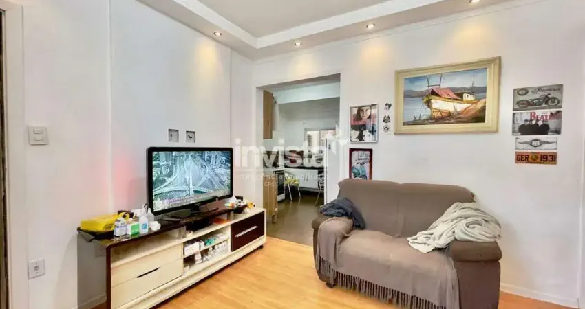 Apartamento com 1 quarto à venda no Embaré, Santos 