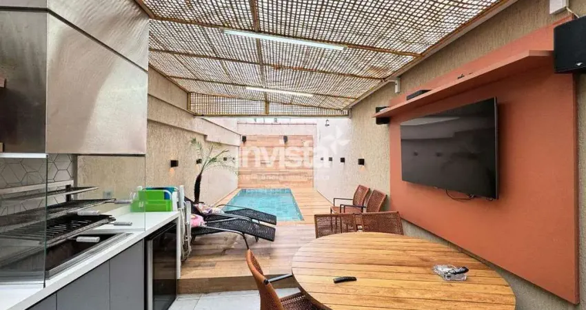 Casa com 3 quartos à venda no Boqueirão, Santos 