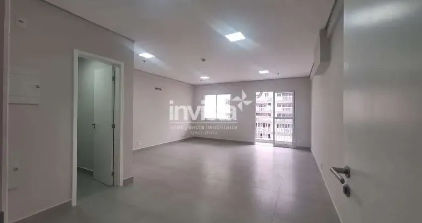 Sala comercial para alugar na Vila Mathias, Santos 