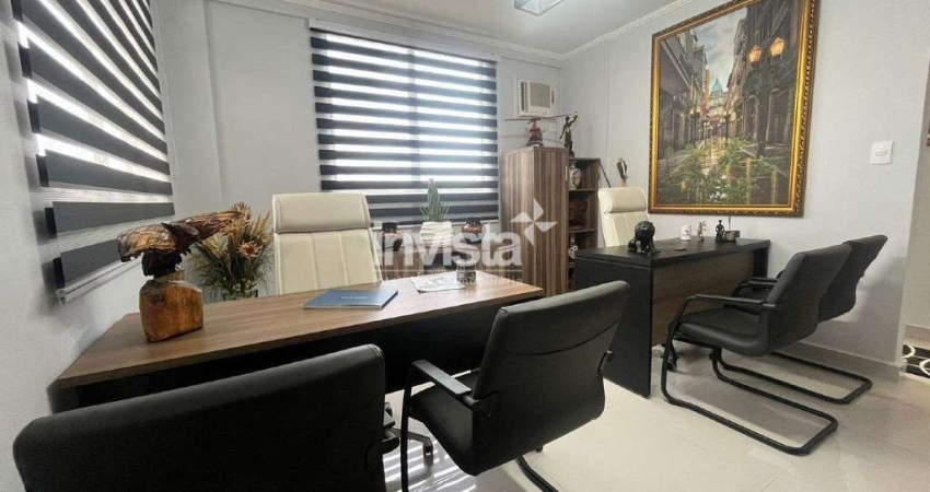 Sala comercial para alugar no Ponta da Praia, Santos 