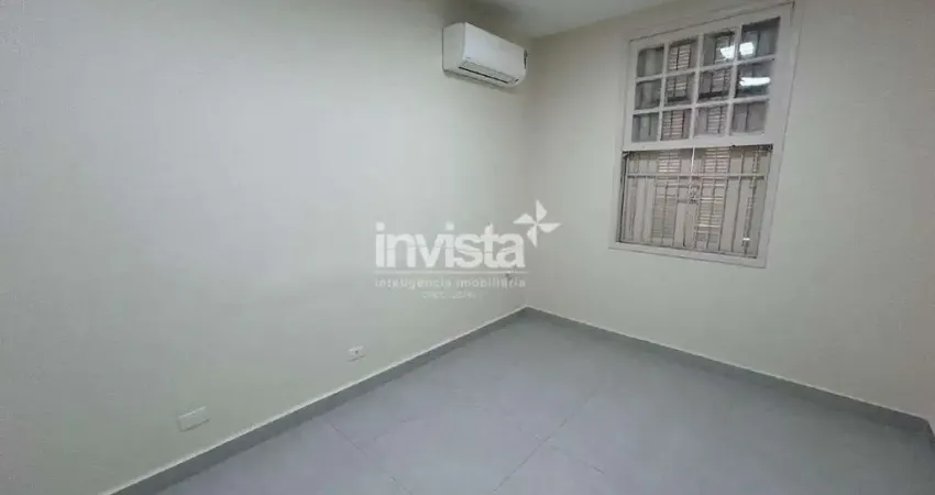 Sala comercial para alugar no Gonzaga, Santos 