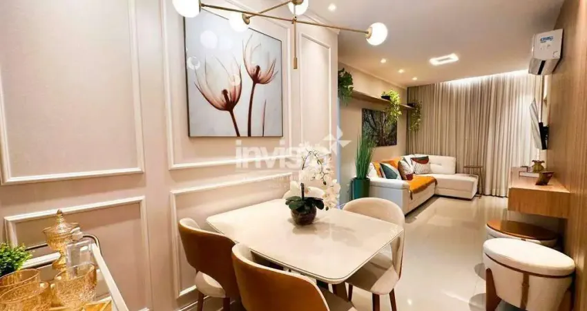 Apartamento com 2 quartos à venda no Encruzilhada, Santos 