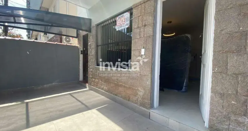 Casa com 3 quartos para alugar no Boqueirão, Santos