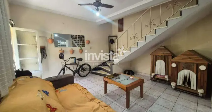 Casa com 2 quartos à venda no Campo Grande, Santos 