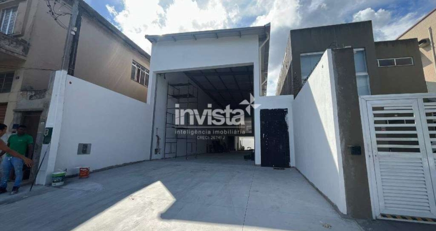 Barracão / Galpão / Depósito para alugar no Ponta da Praia, Santos 