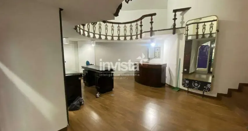 Ponto comercial para alugar no Gonzaga, Santos 